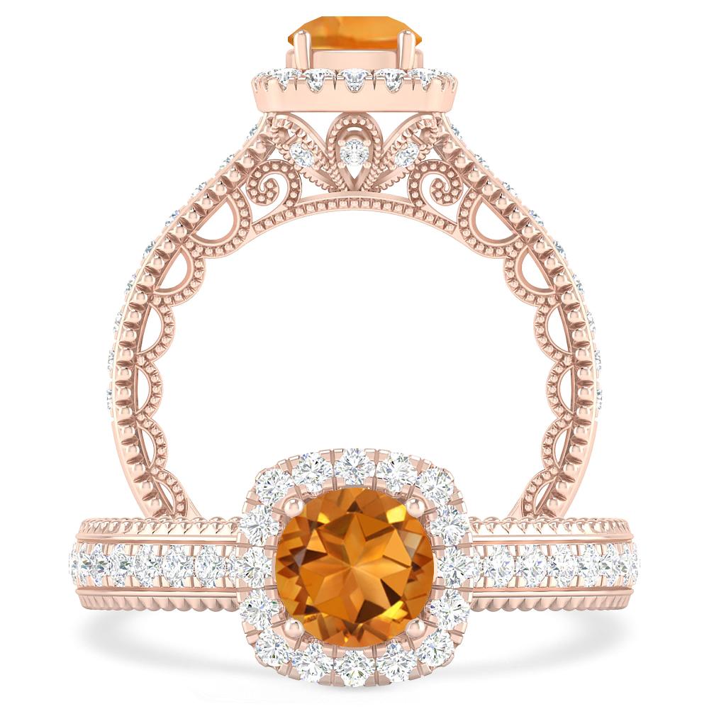 Rose Gold - Citrine