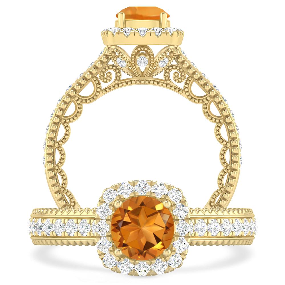 Yellow Gold - Citrine