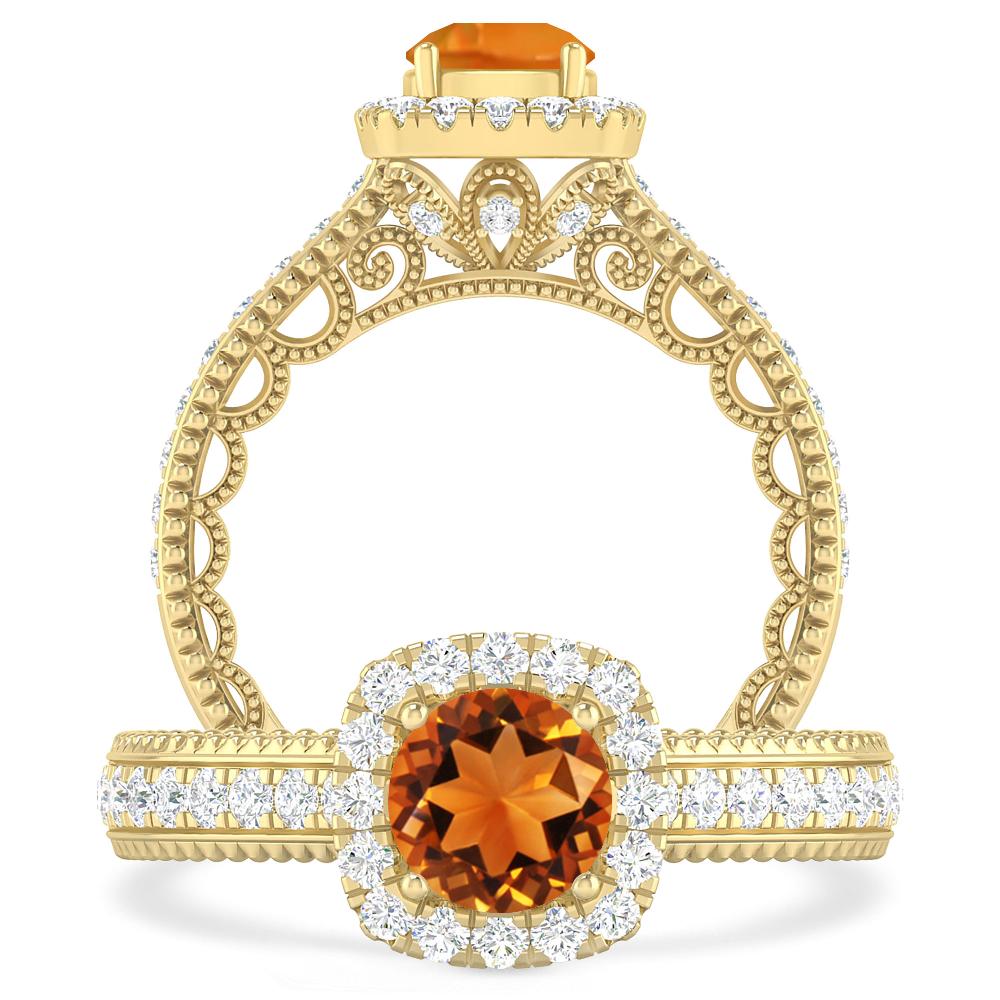 Yellow Gold - Citrine