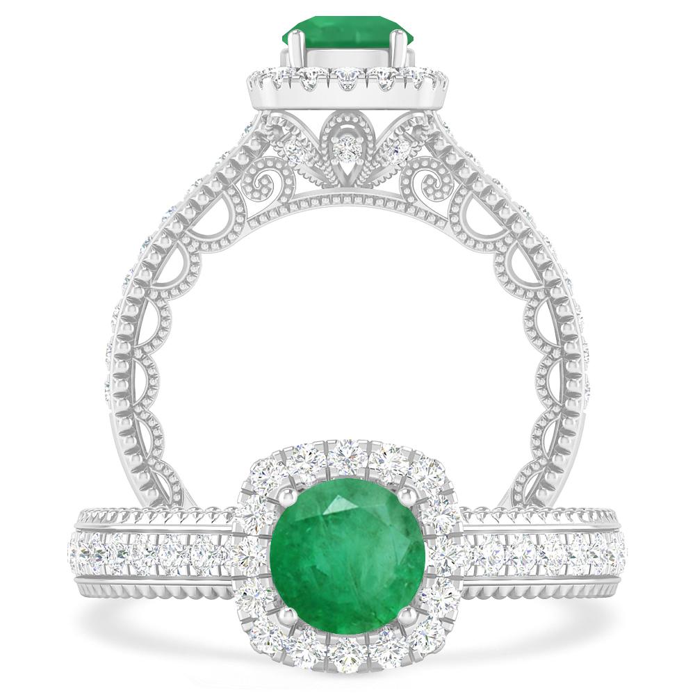 White Gold - Emerald