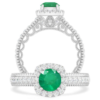 White Gold - Emerald