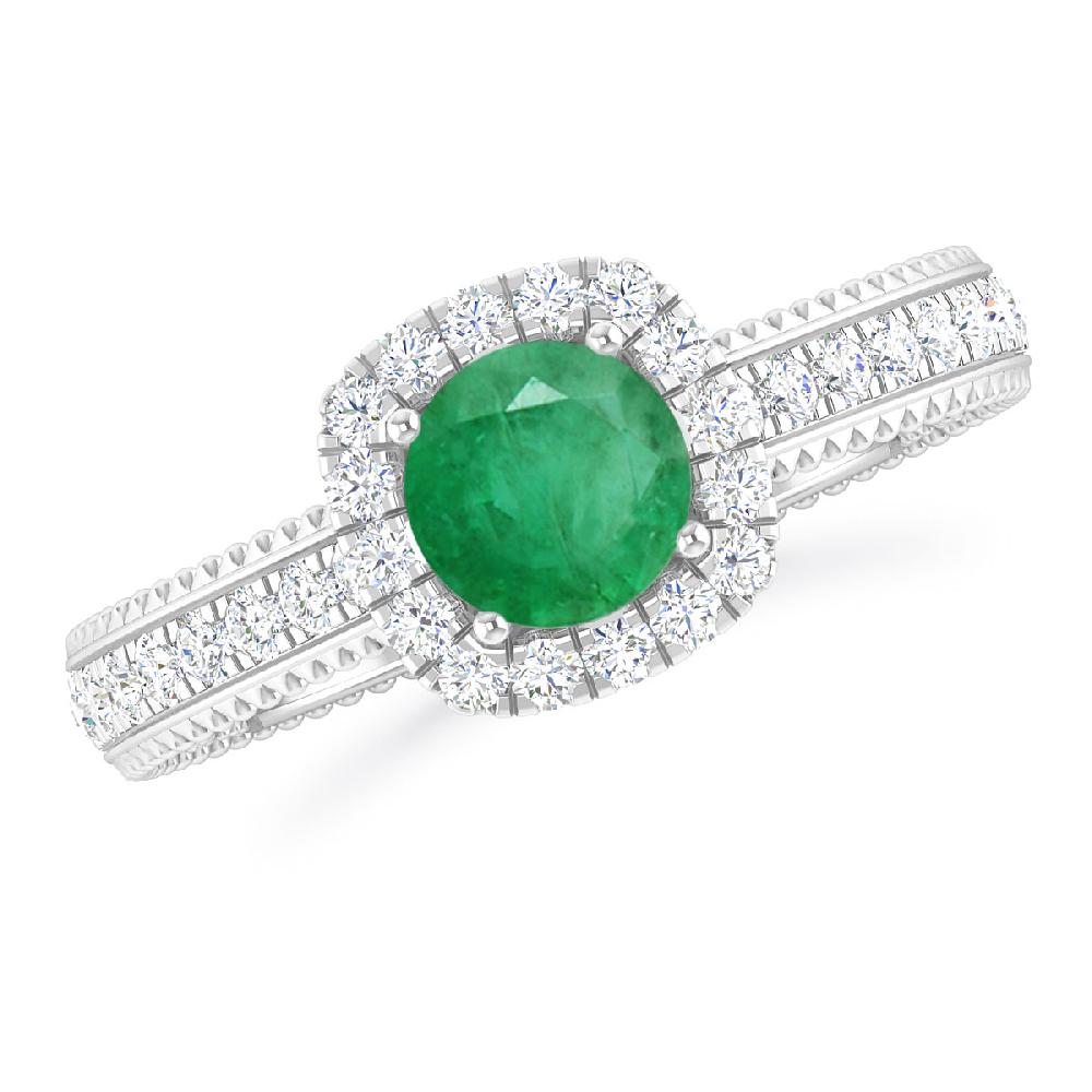 White Gold - Emerald