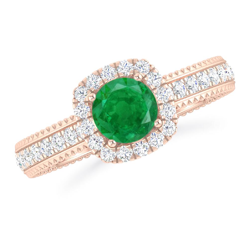 Rose Gold - Emerald