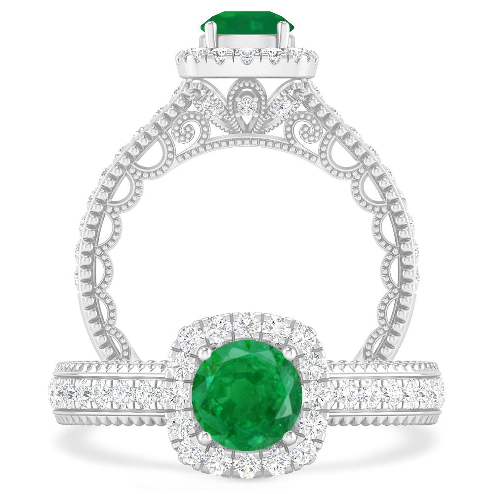 White Gold - Emerald