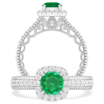 White Gold - Emerald