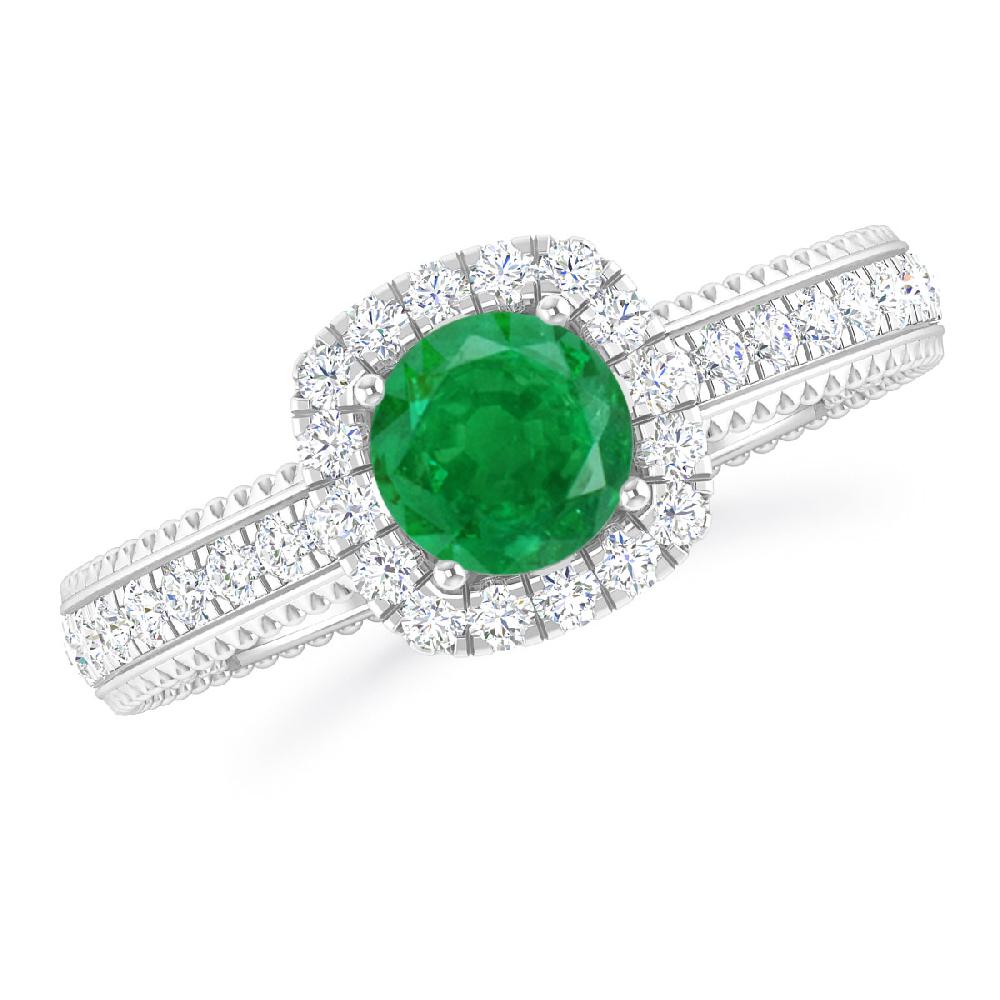 White Gold - Emerald