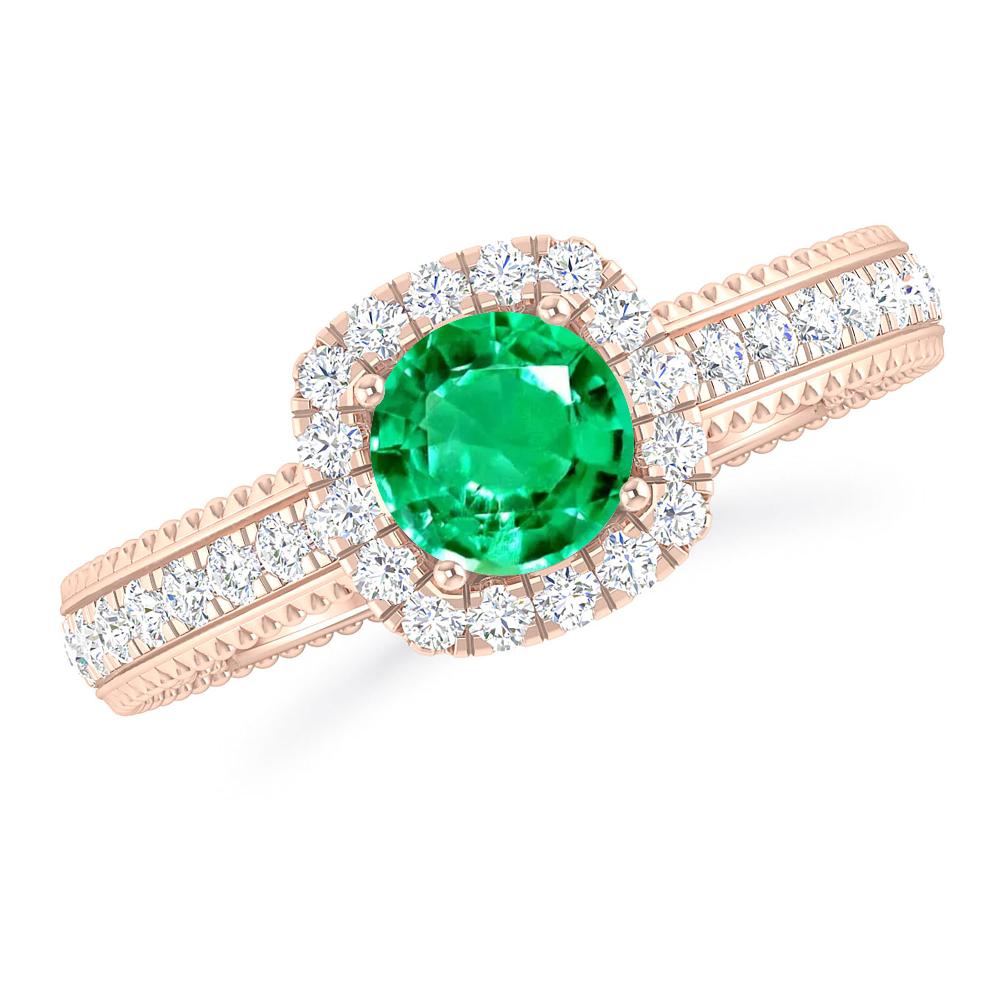 Rose Gold - Emerald