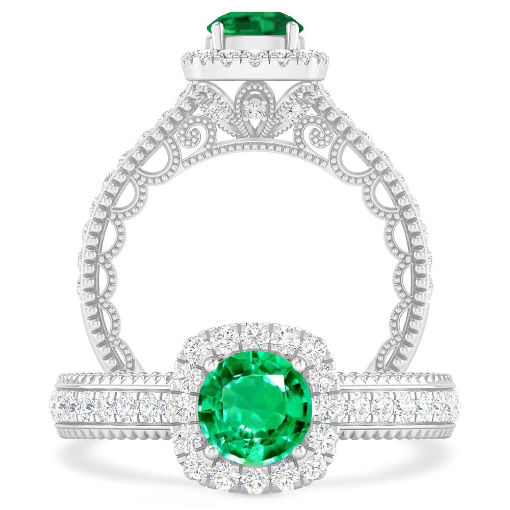 White Gold - Emerald