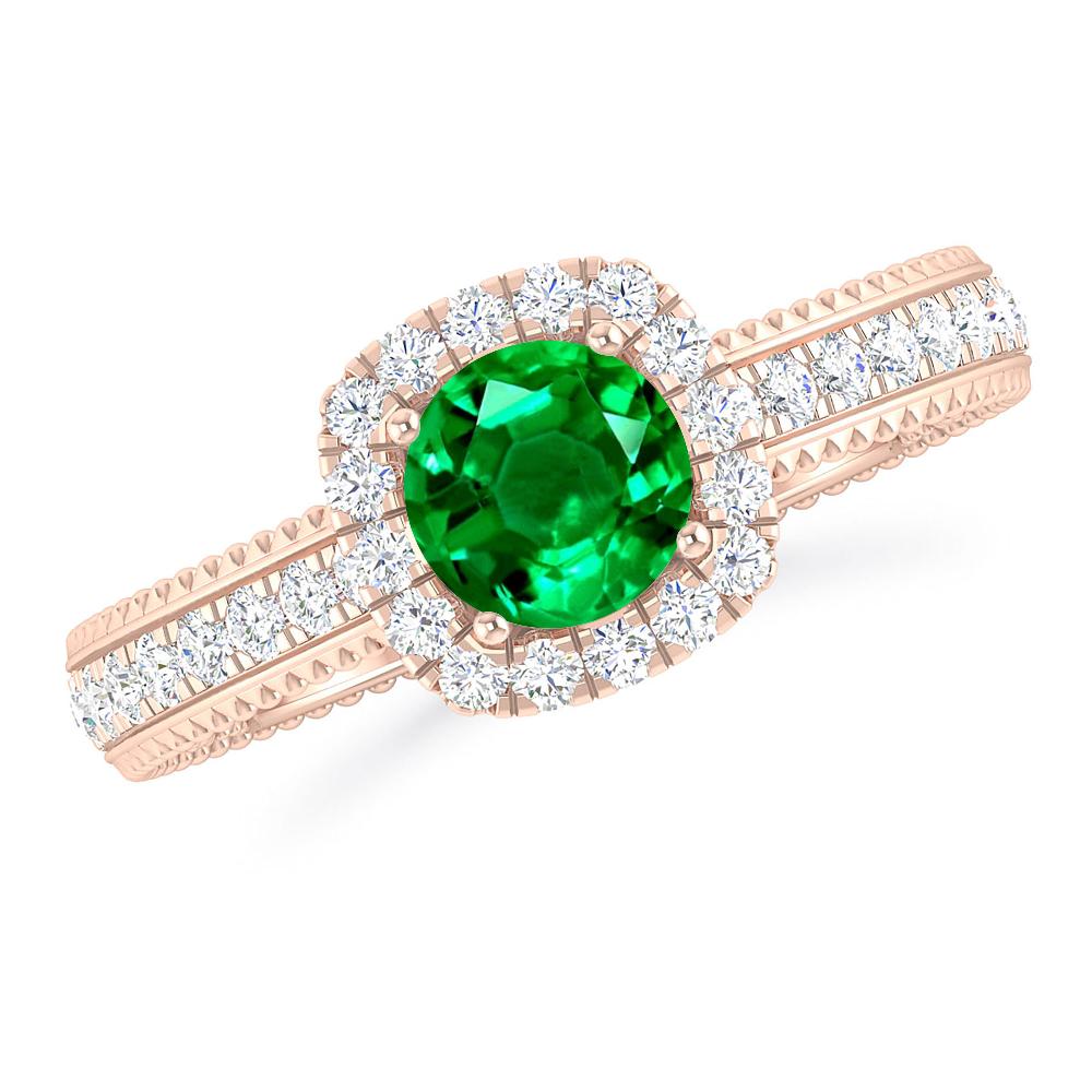 Rose Gold - Emerald