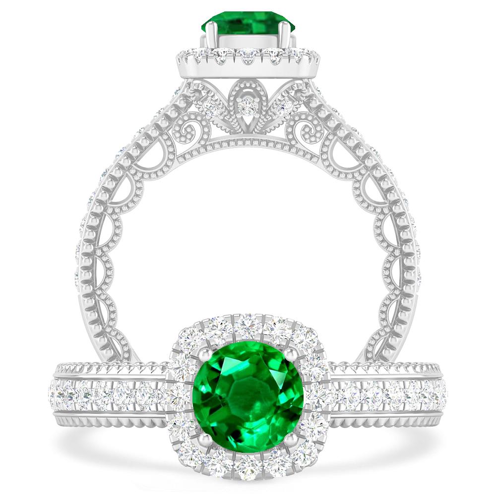 White Gold - Emerald