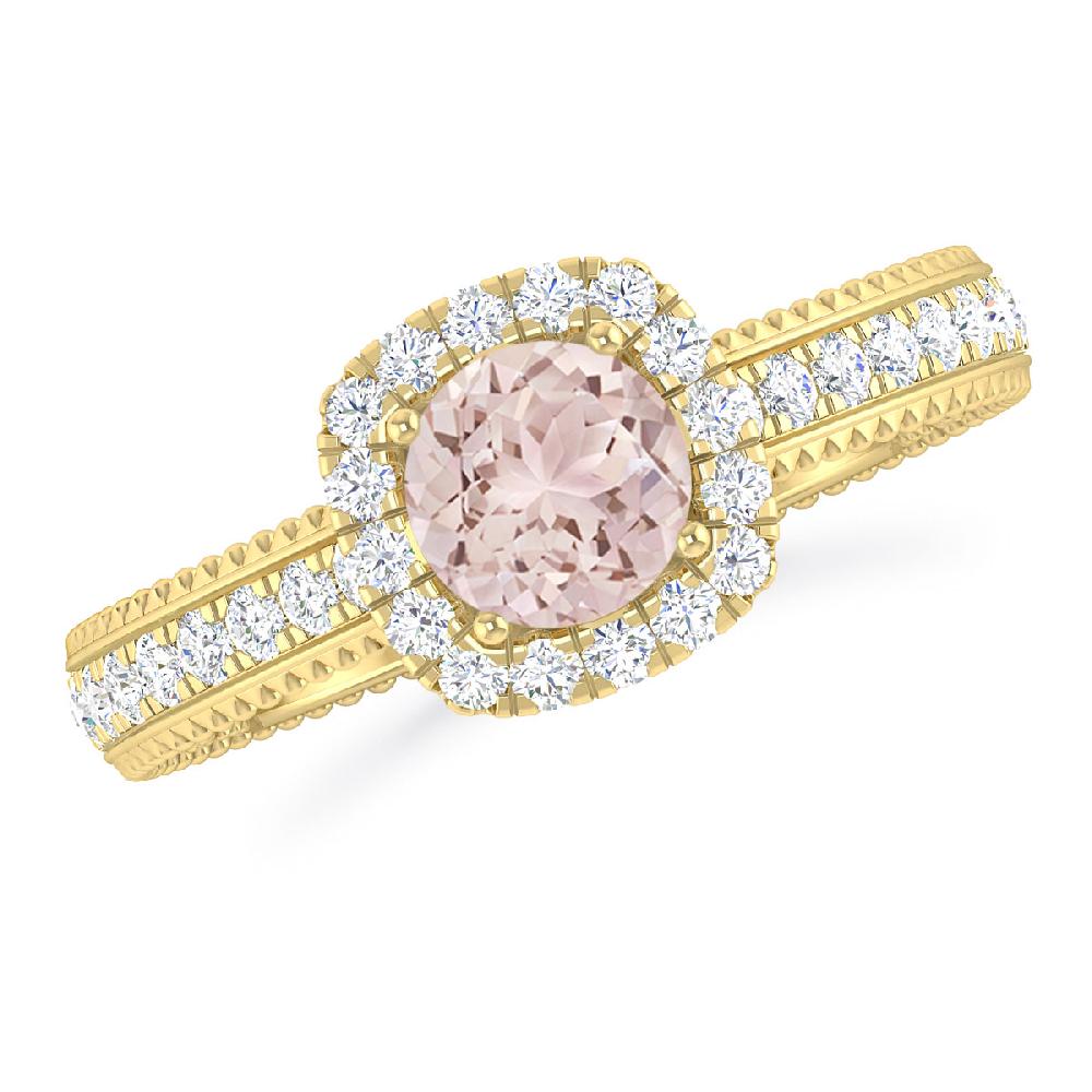 Yellow Gold - Morganite