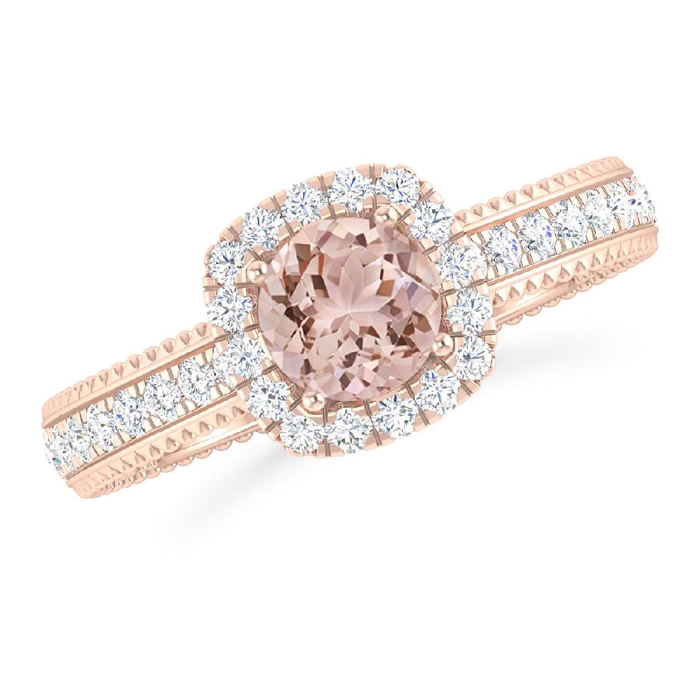 Rose Gold - Morganite