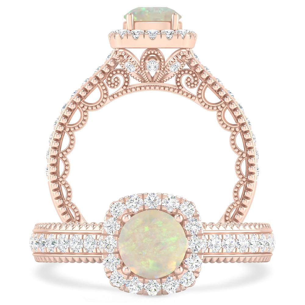 Rose Gold - Opal