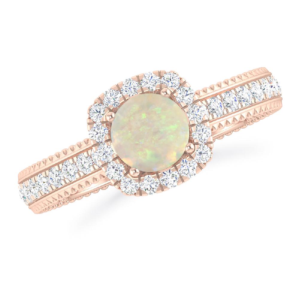 Rose Gold - Opal