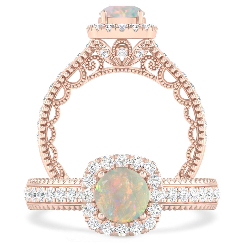 Rose Gold - Opal