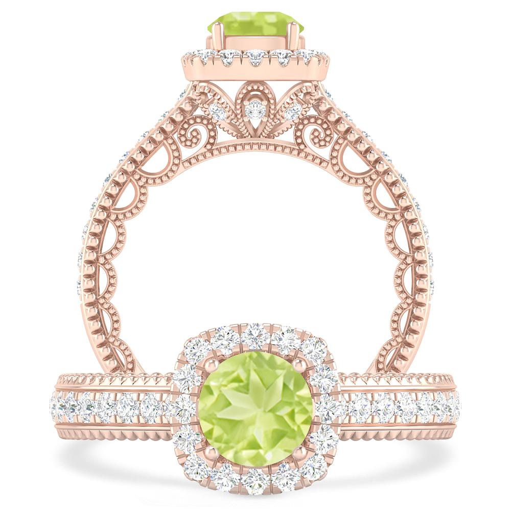 Rose Gold - Peridot