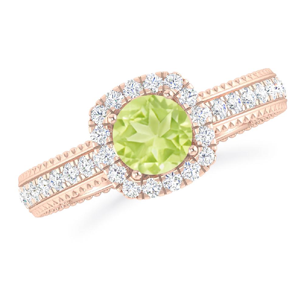 Rose Gold - Peridot