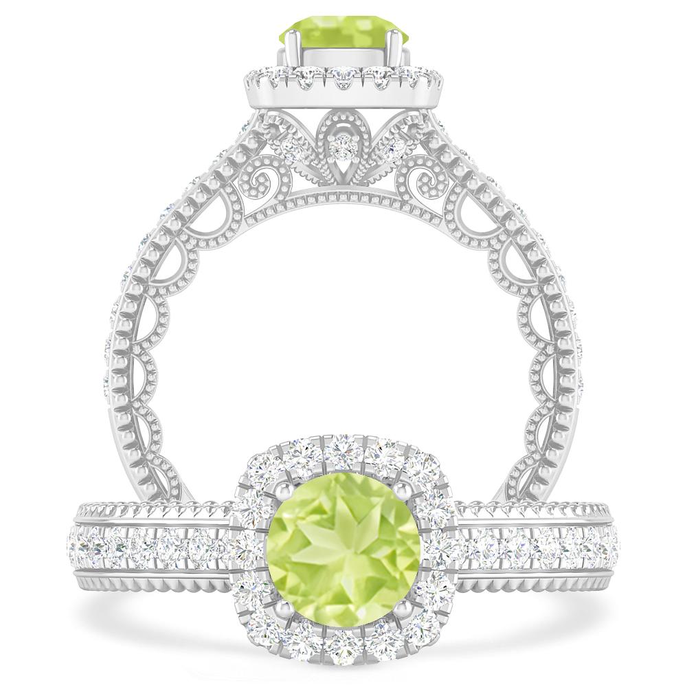 White Gold - Peridot