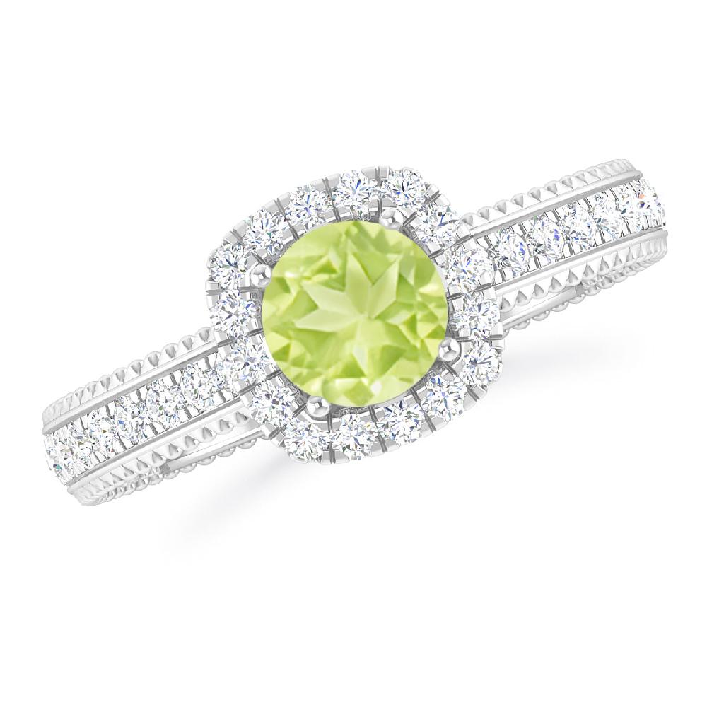 White Gold - Peridot