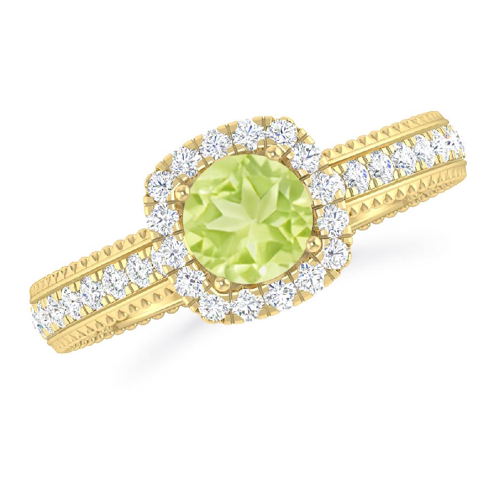 Yellow Gold - Peridot