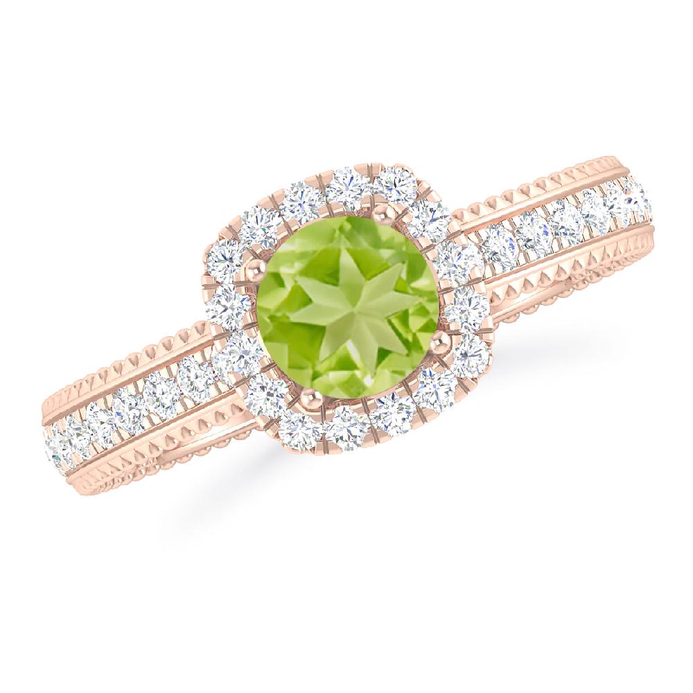 Rose Gold - Peridot