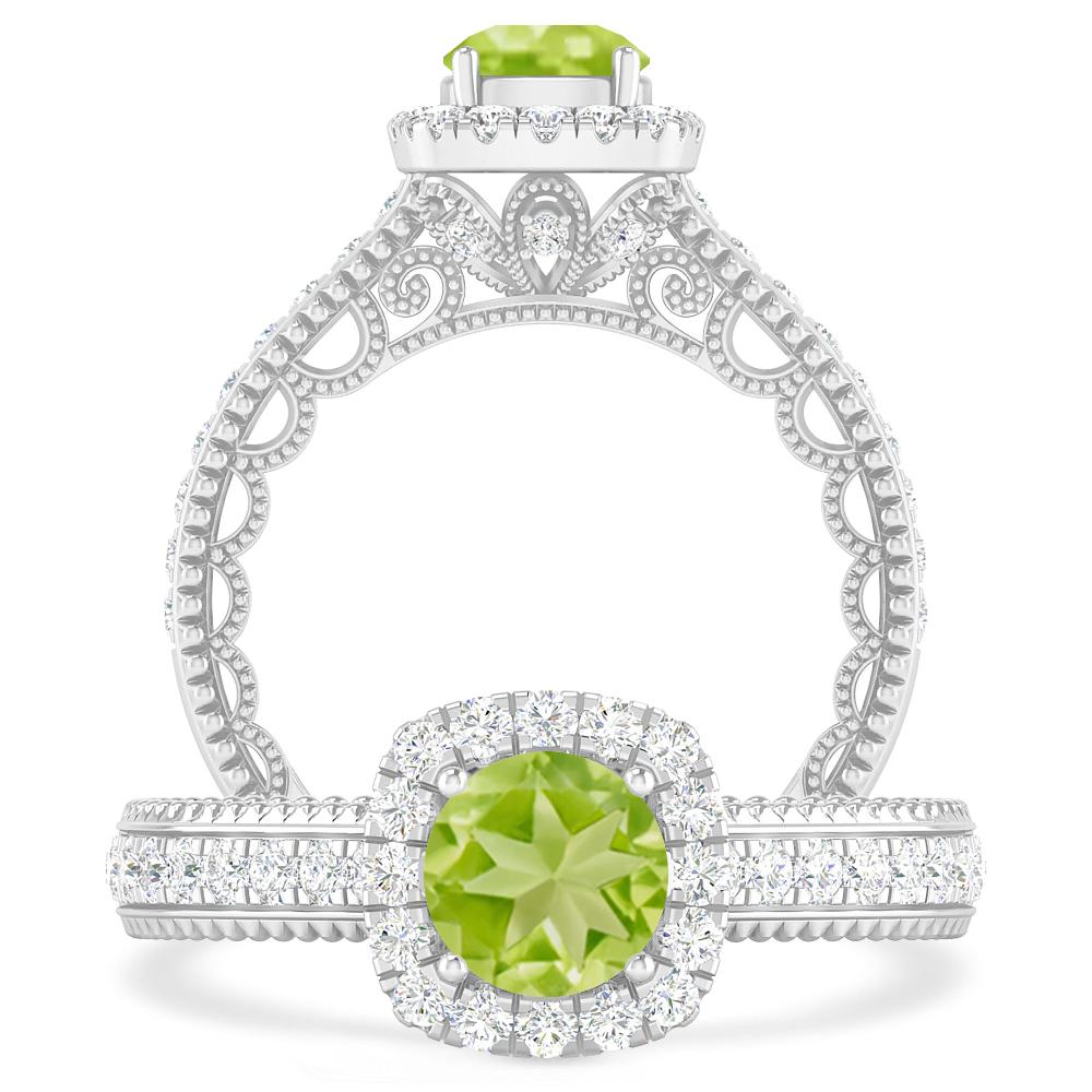 White Gold - Peridot