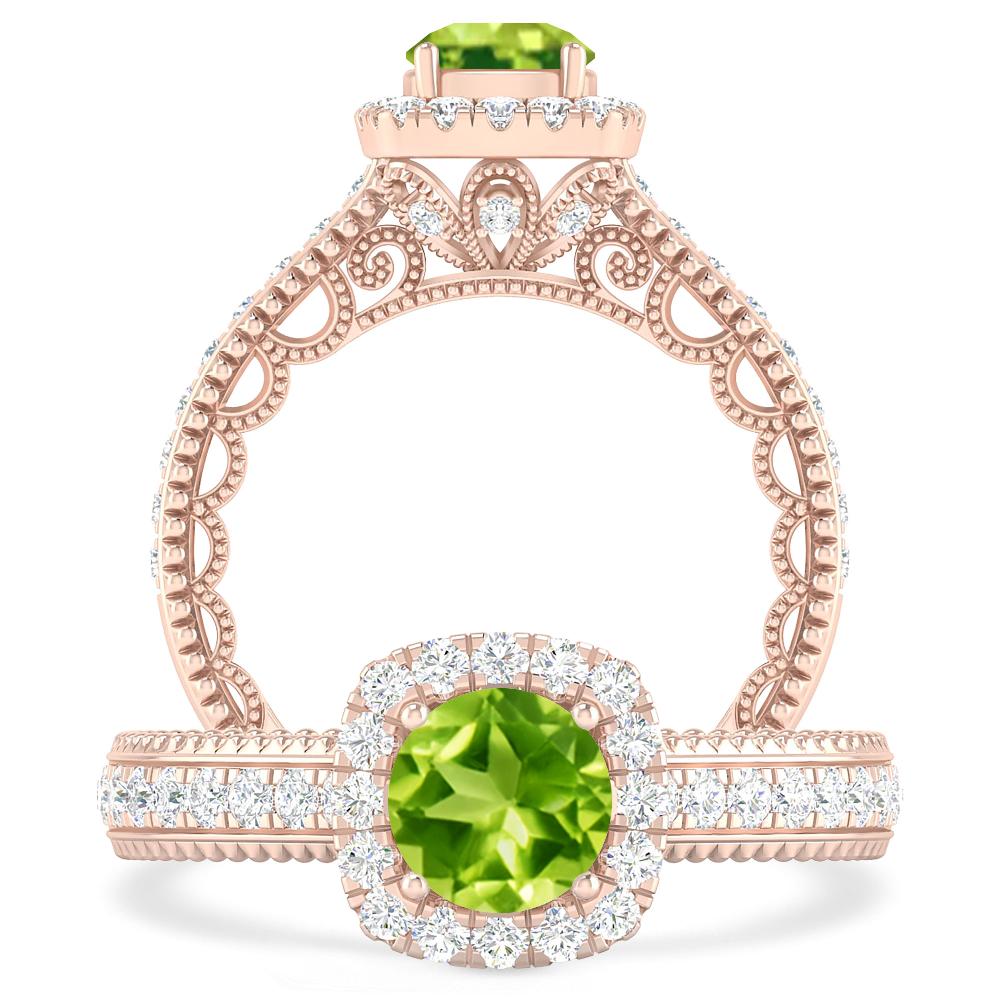 Rose Gold - Peridot