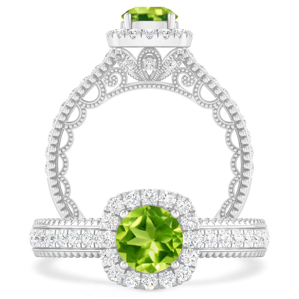 White Gold - Peridot