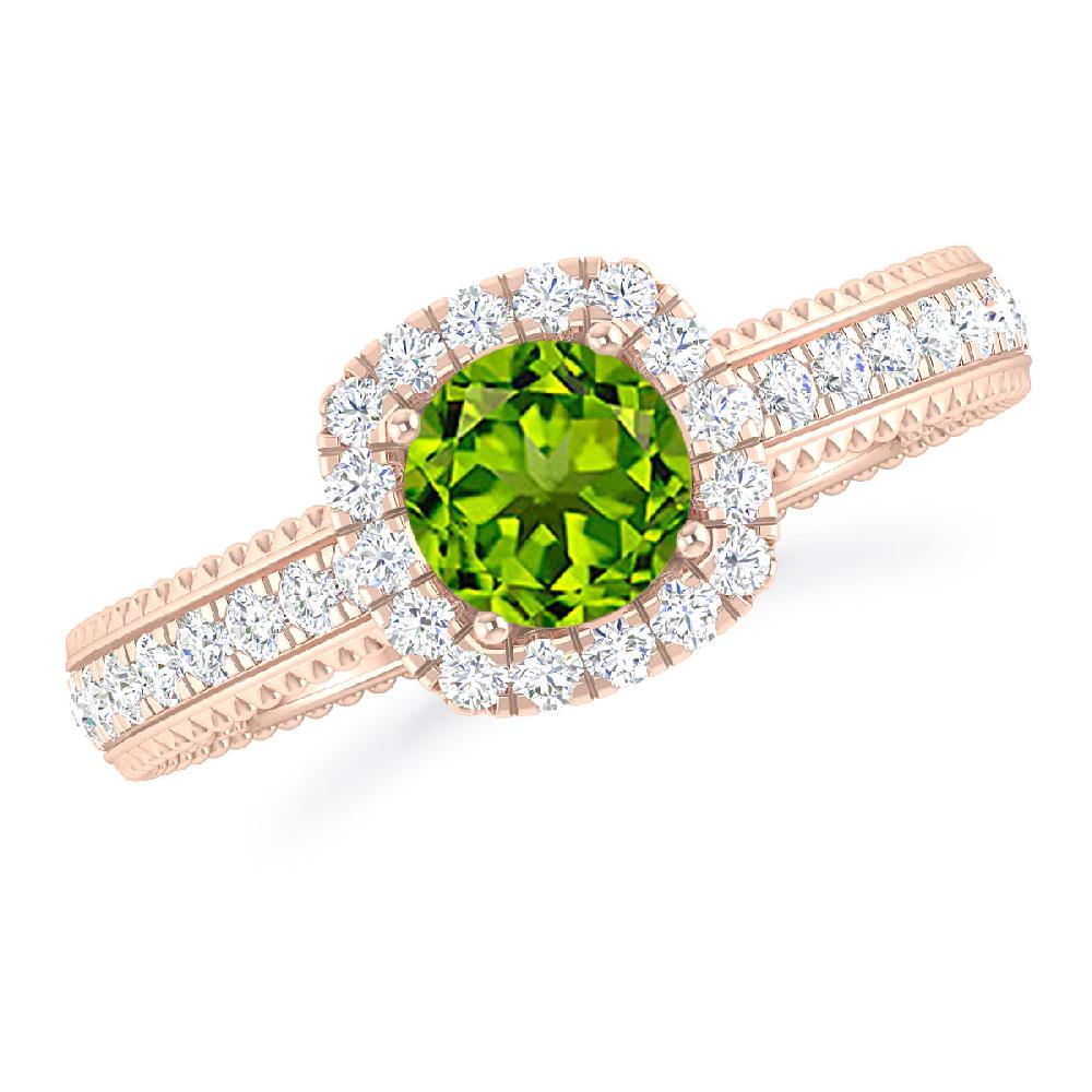 Rose Gold - Peridot