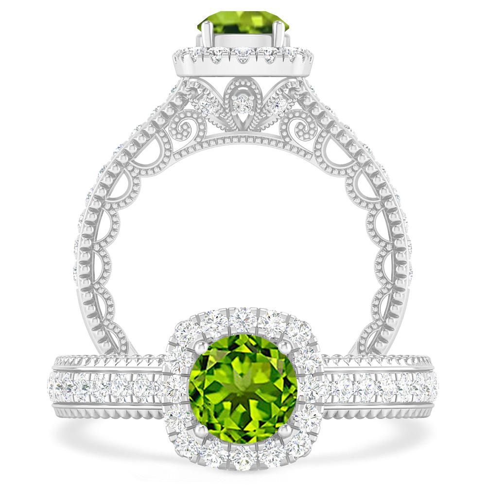 White Gold - Peridot