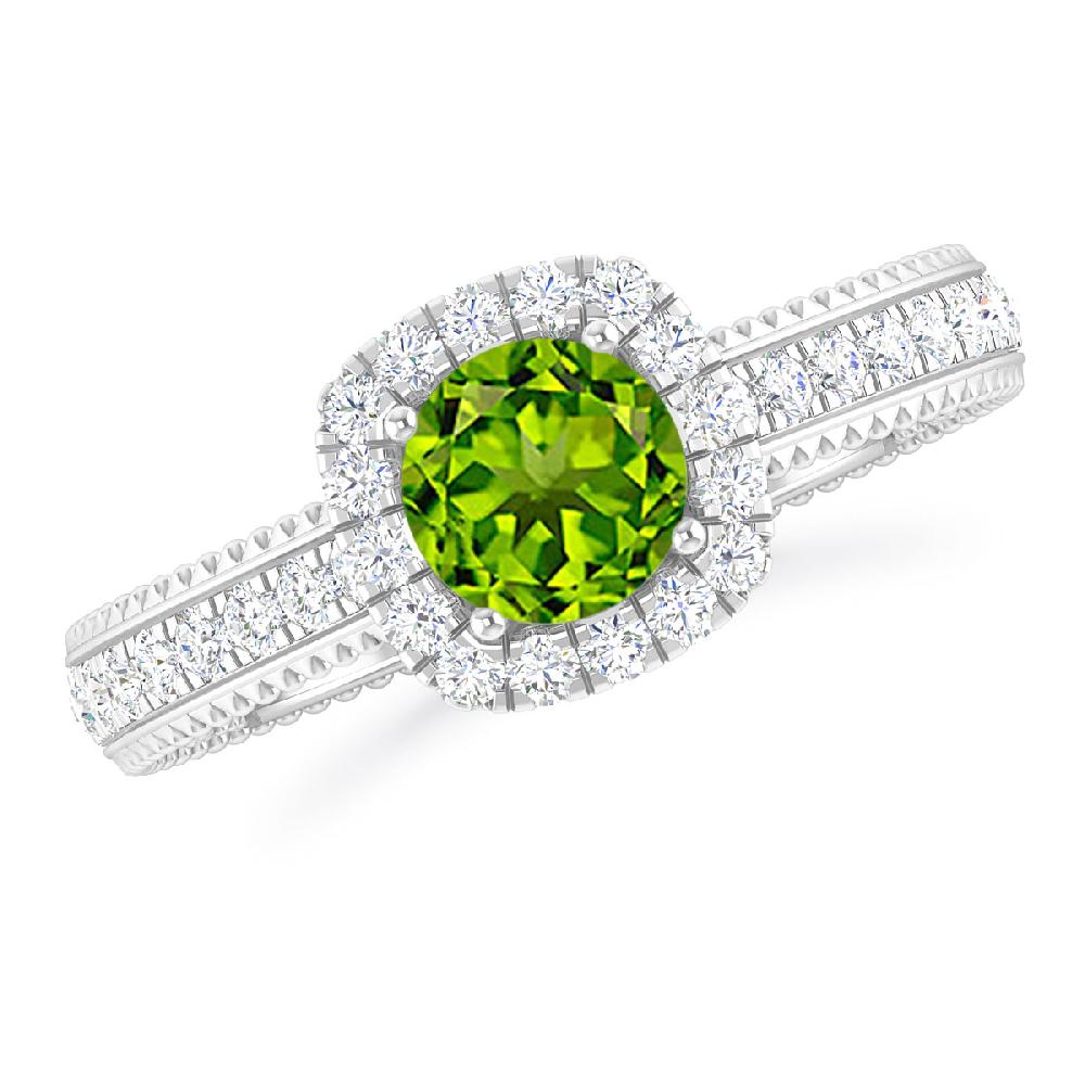 White Gold - Peridot