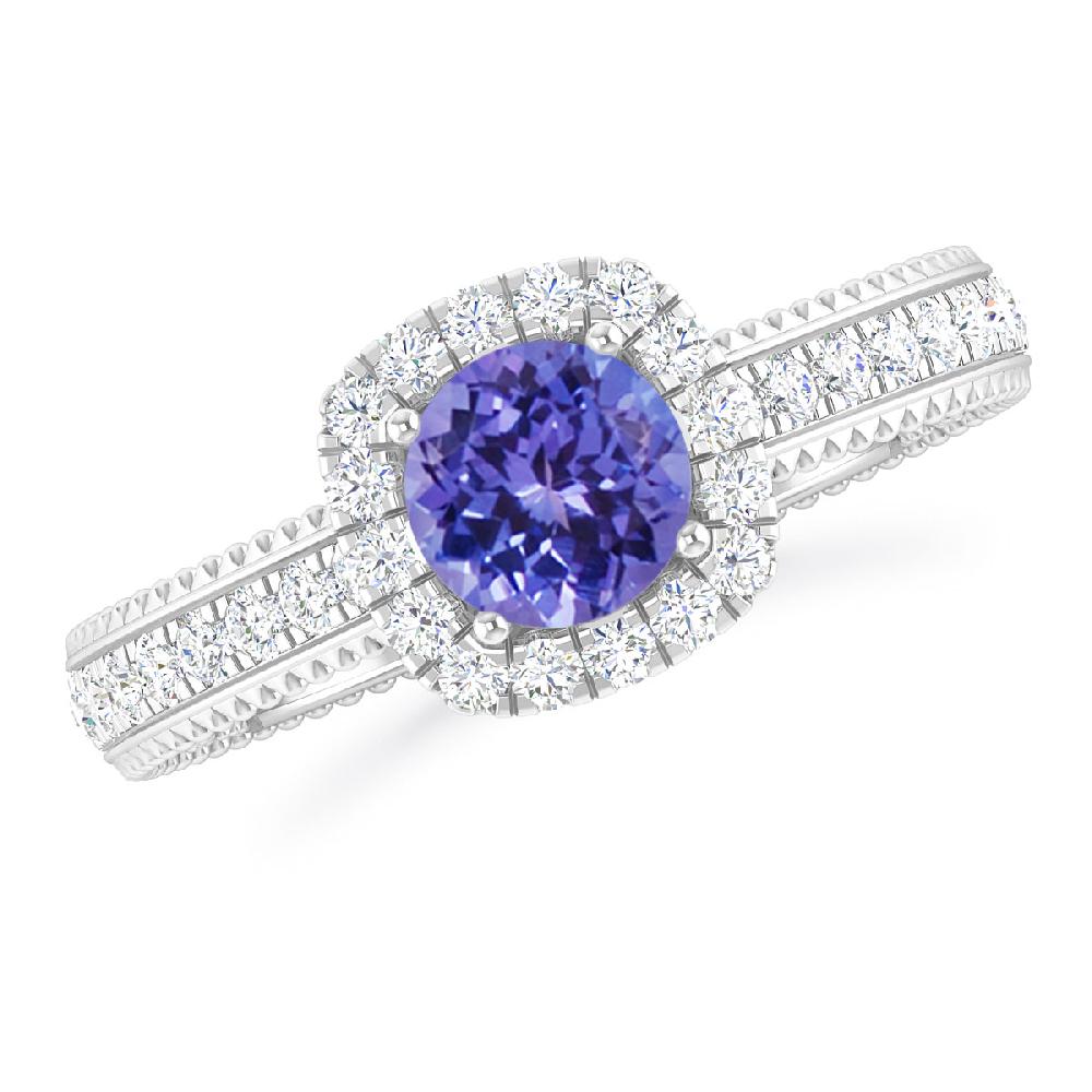 White Gold - Tanzanite