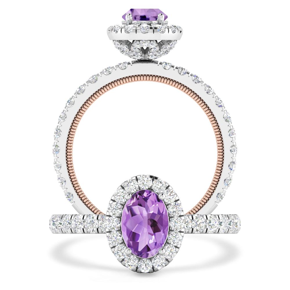 White Gold - Amethyst