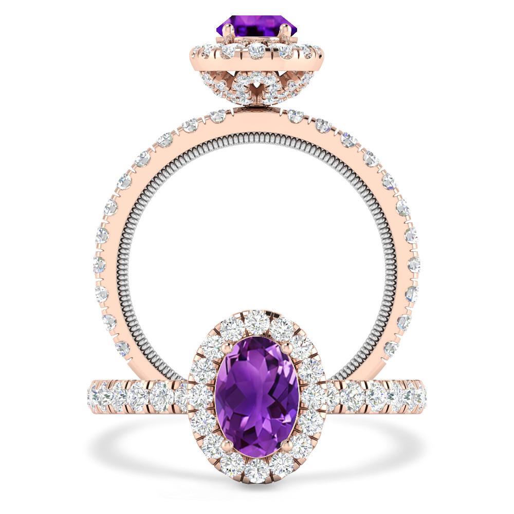 Rose Gold - Amethyst