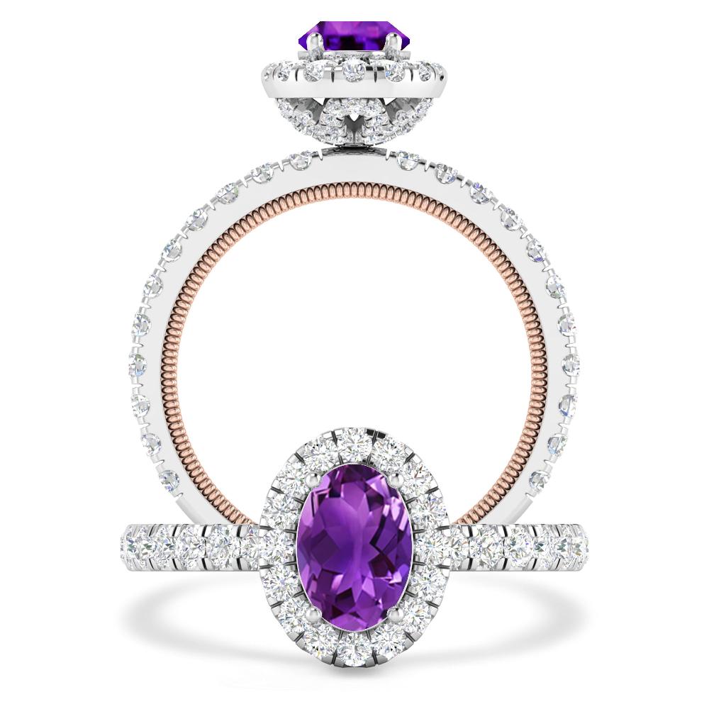 White Gold - Amethyst