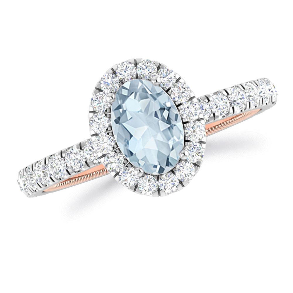 White Gold - Aquamarine