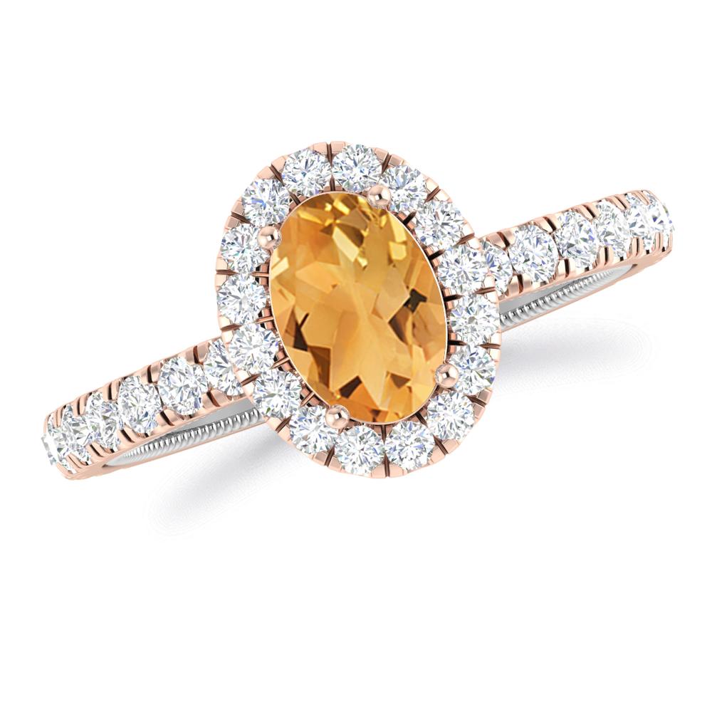 Rose Gold - Citrine