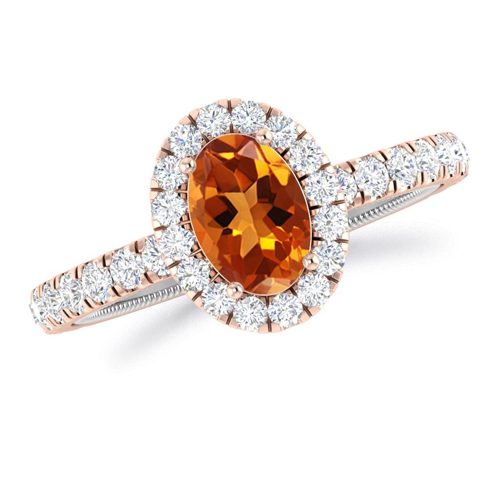 Rose Gold - Citrine