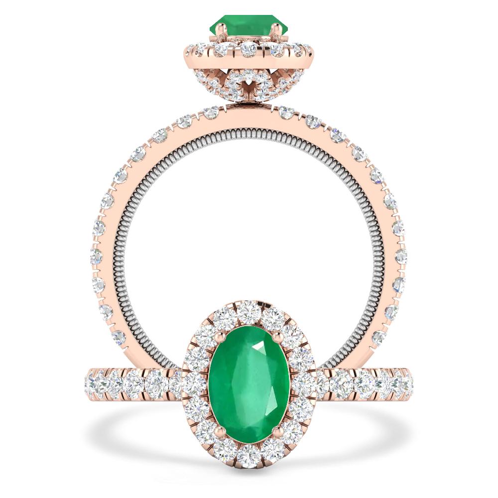 Rose Gold - Emerald