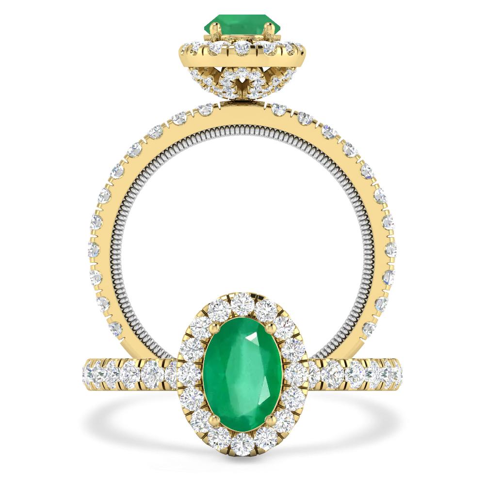 Yellow Gold - Emerald