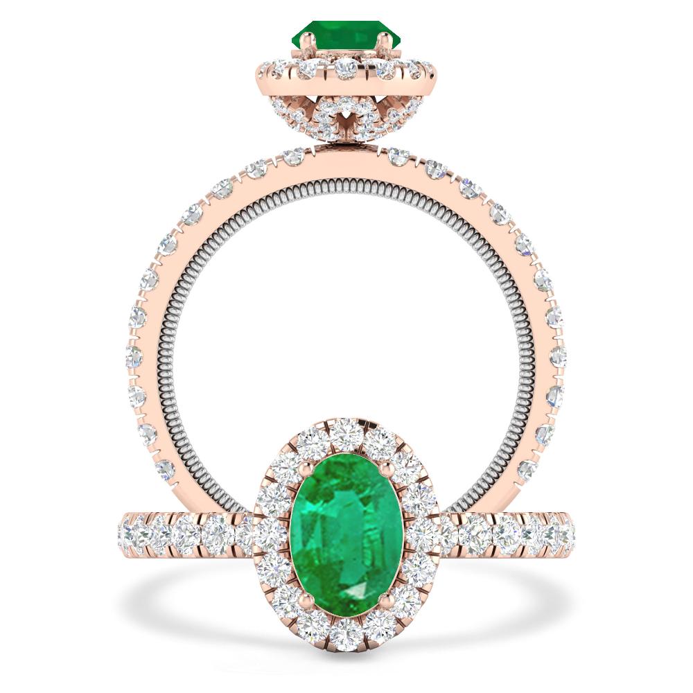 Rose Gold - Emerald