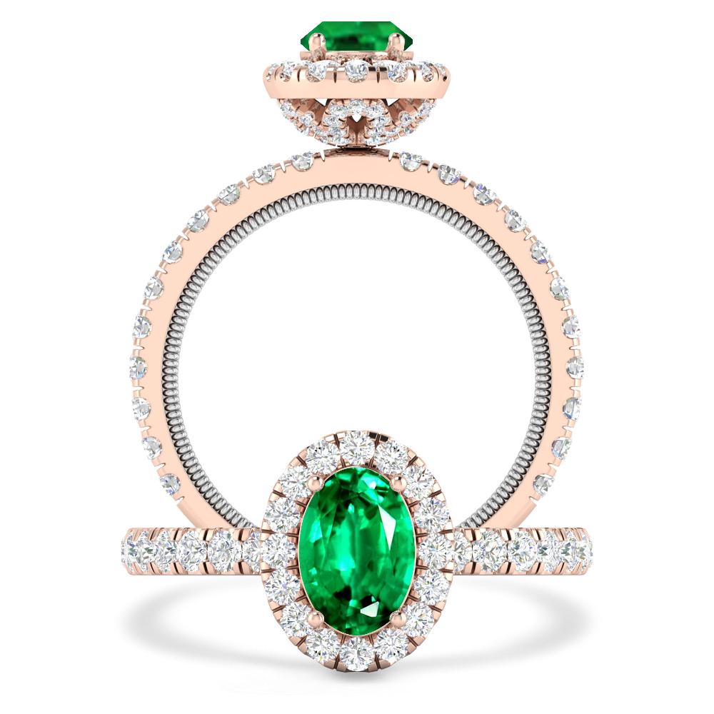 Rose Gold - Emerald