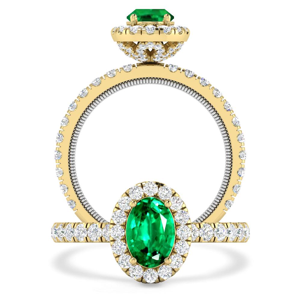 Yellow Gold - Emerald