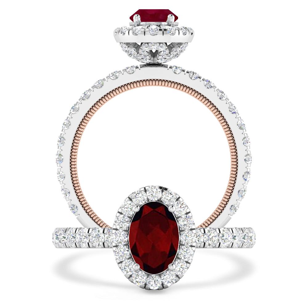 White Gold - Garnet