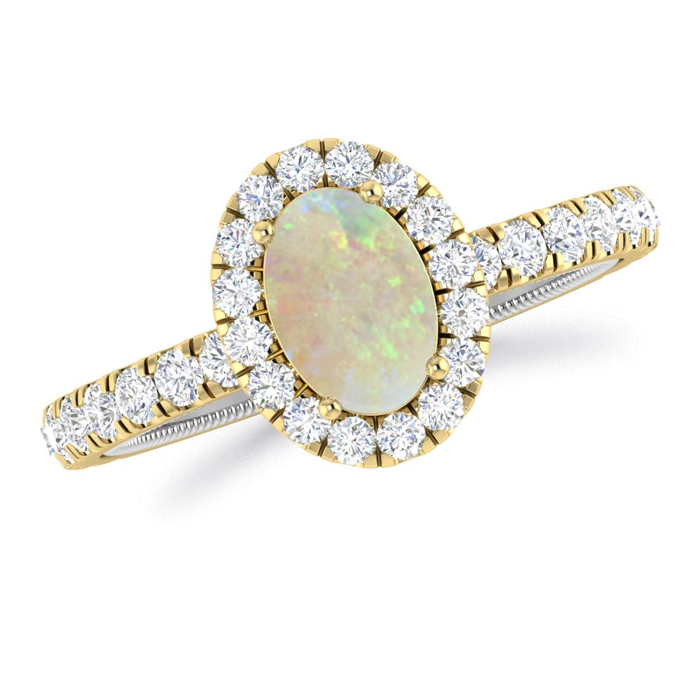 Yellow Gold - Opal