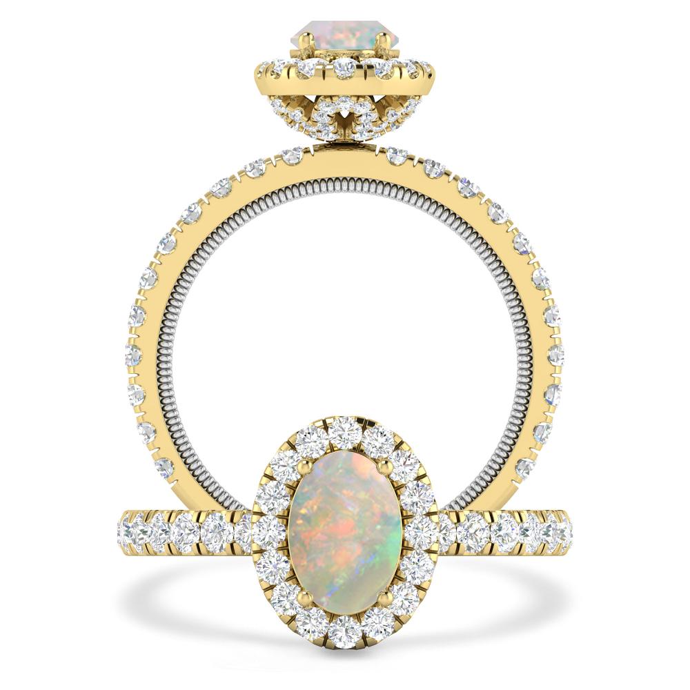 Yellow Gold - Opal