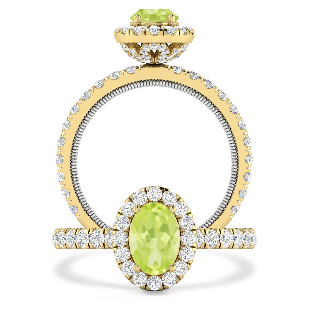 Yellow Gold - Peridot