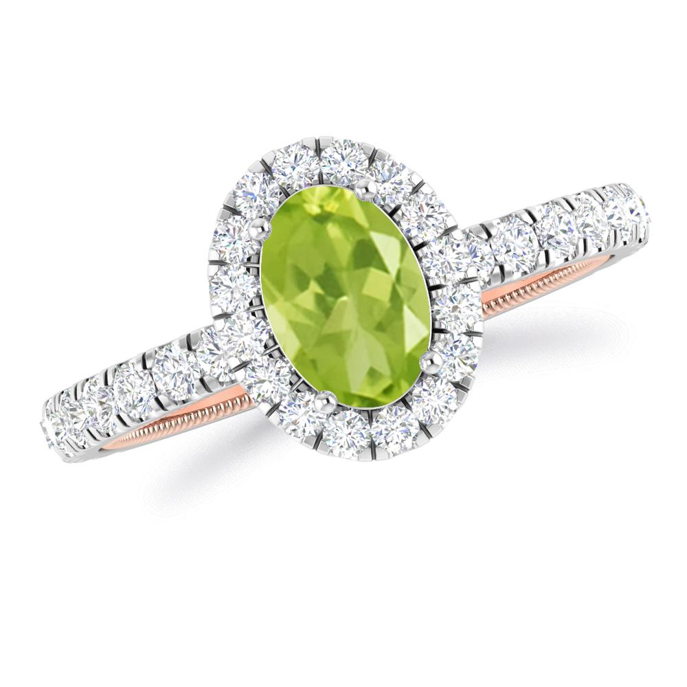 White Gold - Peridot