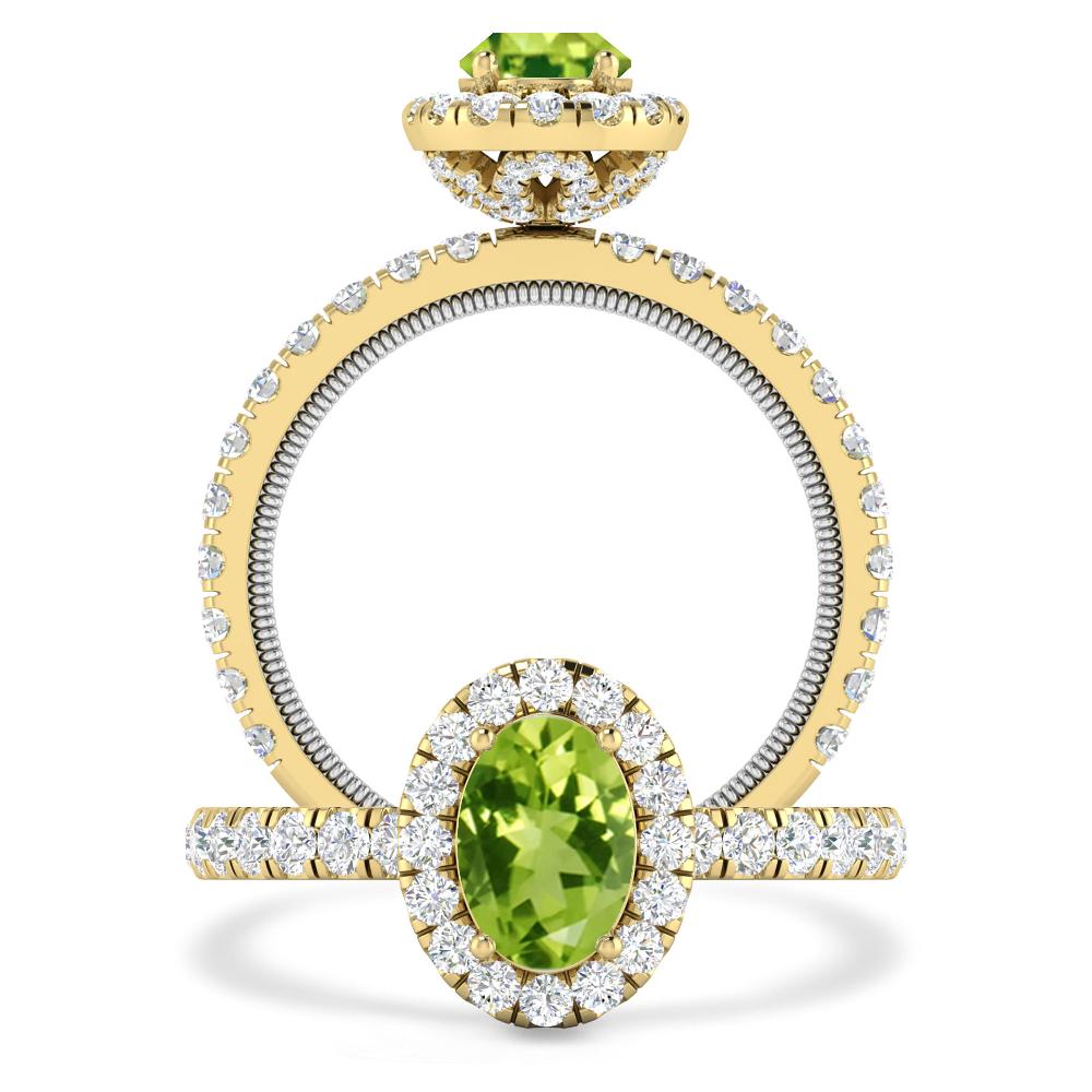 Yellow Gold - Peridot