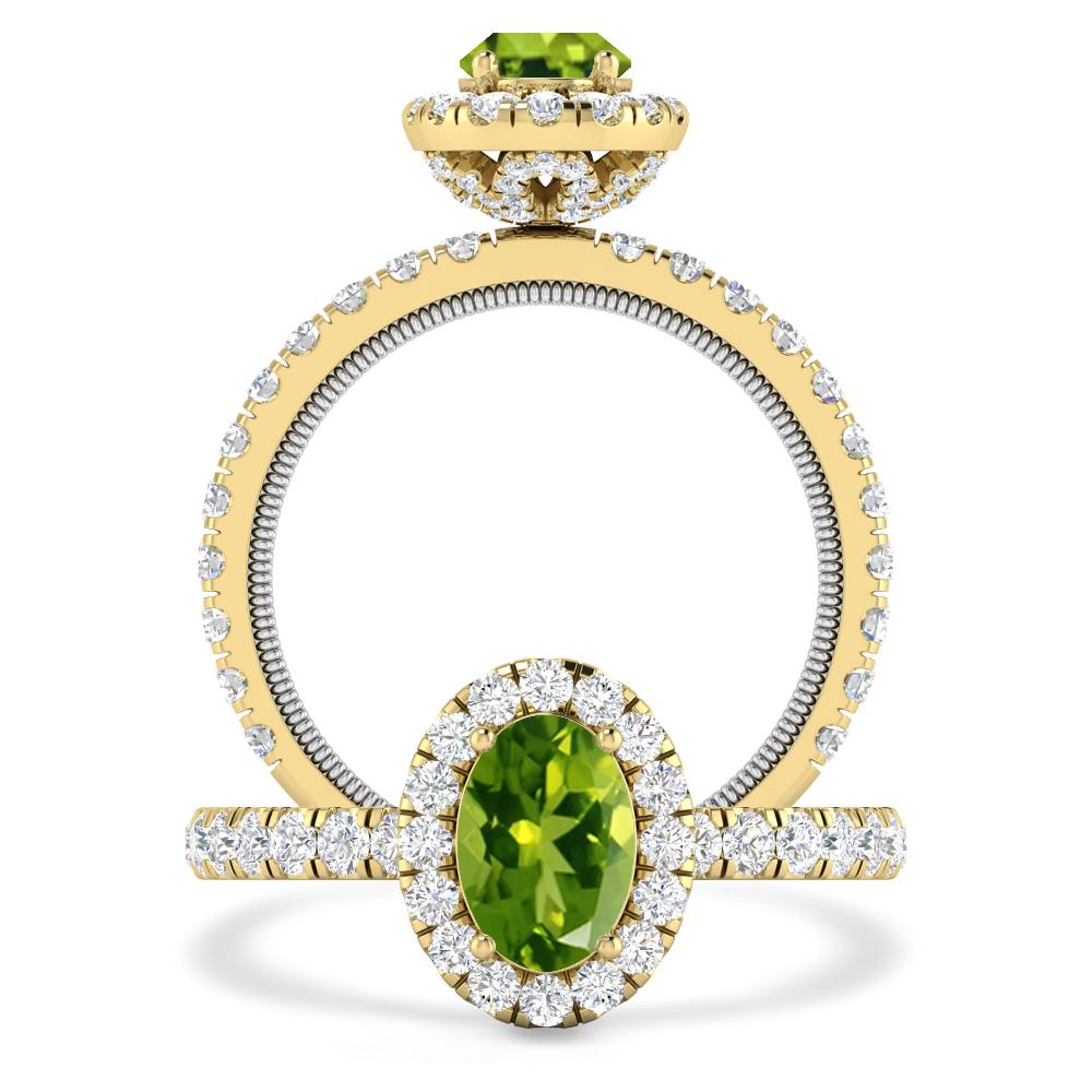 Yellow Gold - Peridot